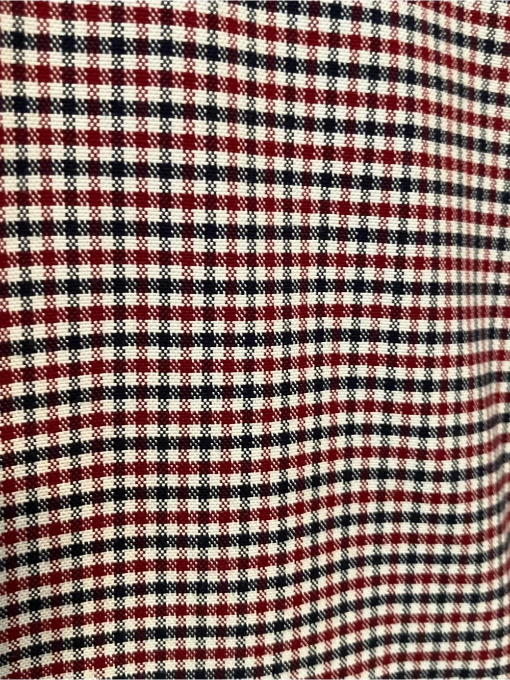 Sewn For J.Crew Blue Red White Check Plaid Cotton Slim Fit Shirt Men M Preppy
